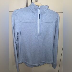 Vineyard Vines shep shirt ladies Light Blue Zip-Up Sweater